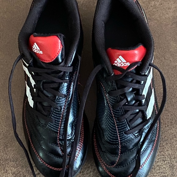 adidas Other - Adidas Soccer Cleats Children Size 5 Black/Red